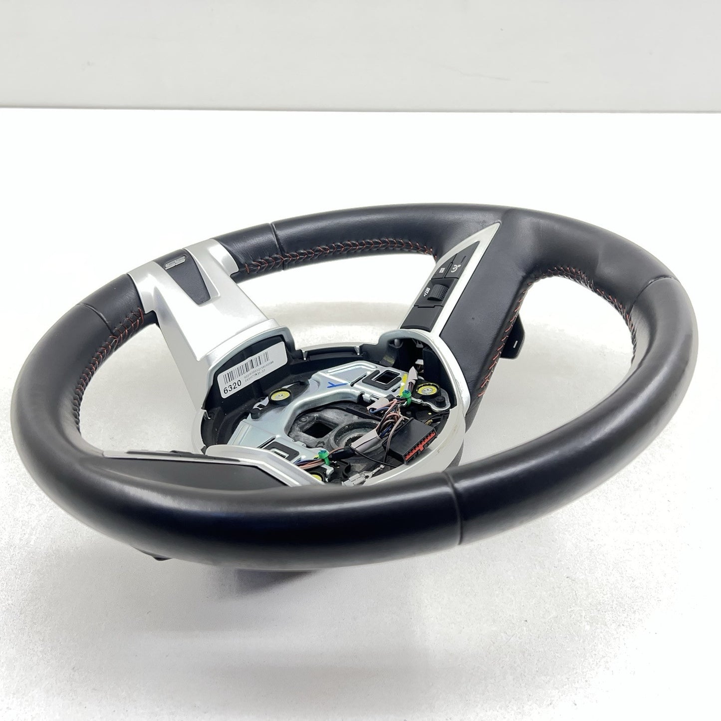 92245960 10-11 CHEVROLET CAMARO SS DRIVER STEERING WHEEL WITH PADDLE SHIFTERS LEATHER OEM