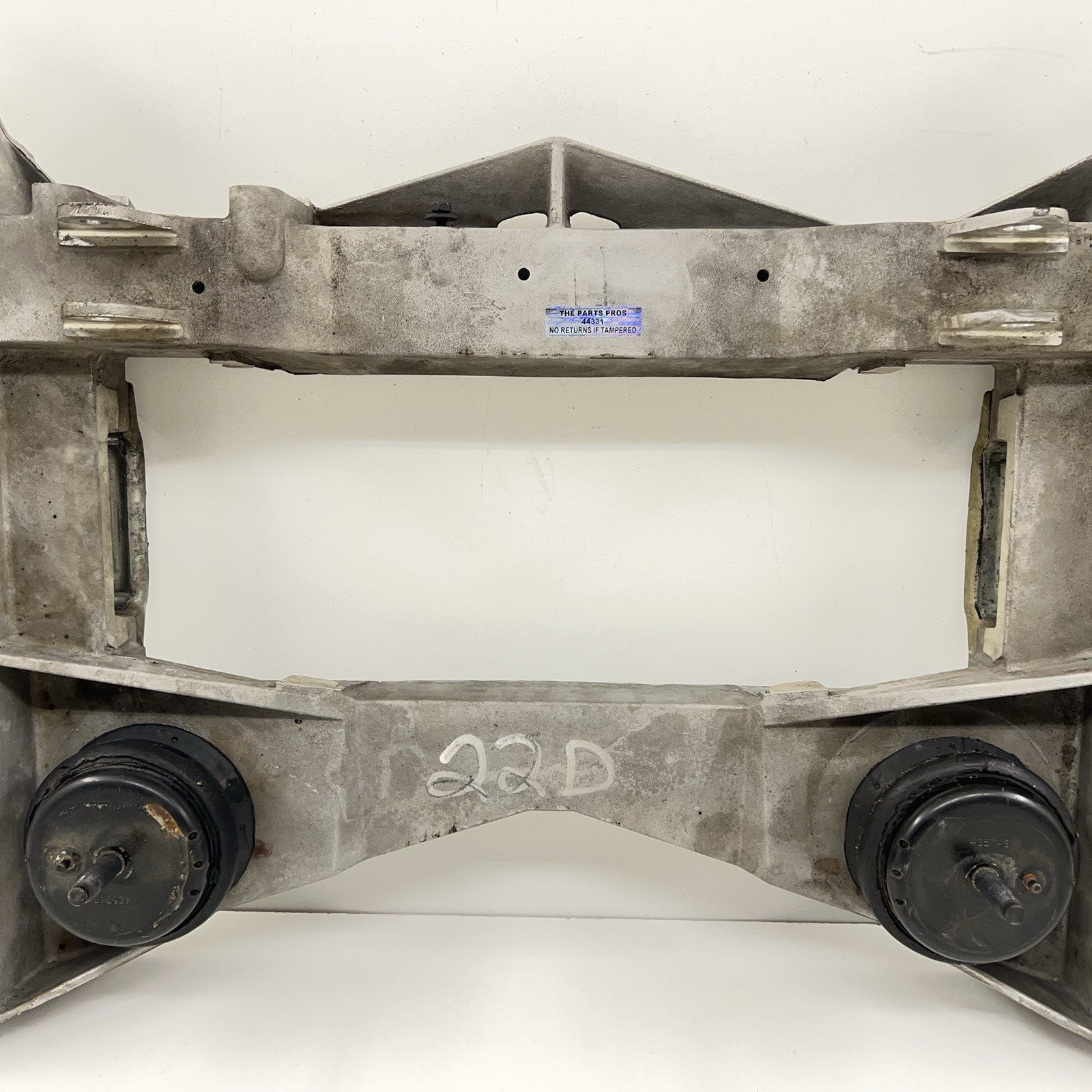 10312076 01-04 CHEVROLET CORVETTE C5 Z06 FRONT ENGINE CRADLE SUBFRAME W/ ENGINE MOUNT OEM