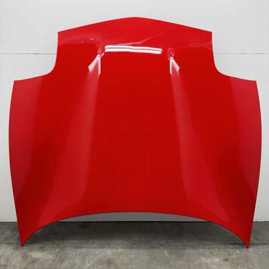 97-04 CHEVROLET CORVETTE C5 HOOD PANEL COMPLETE W/ HINGES TORCH RED OEM