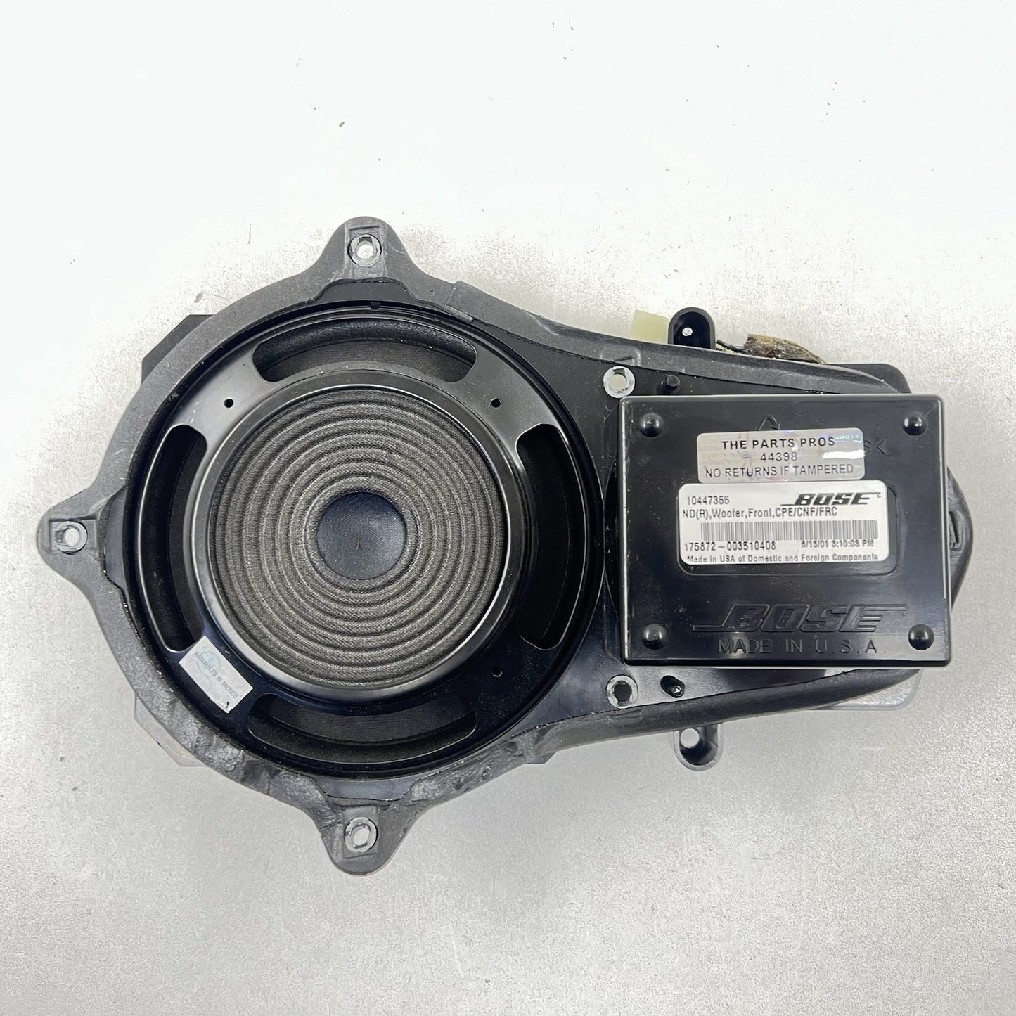 10278959 97-04 CHEVROLET CORVETTE C5 LEFT AND RIGHT DOOR SPEAKER PAIR W/ REAR SPEAKER OEM