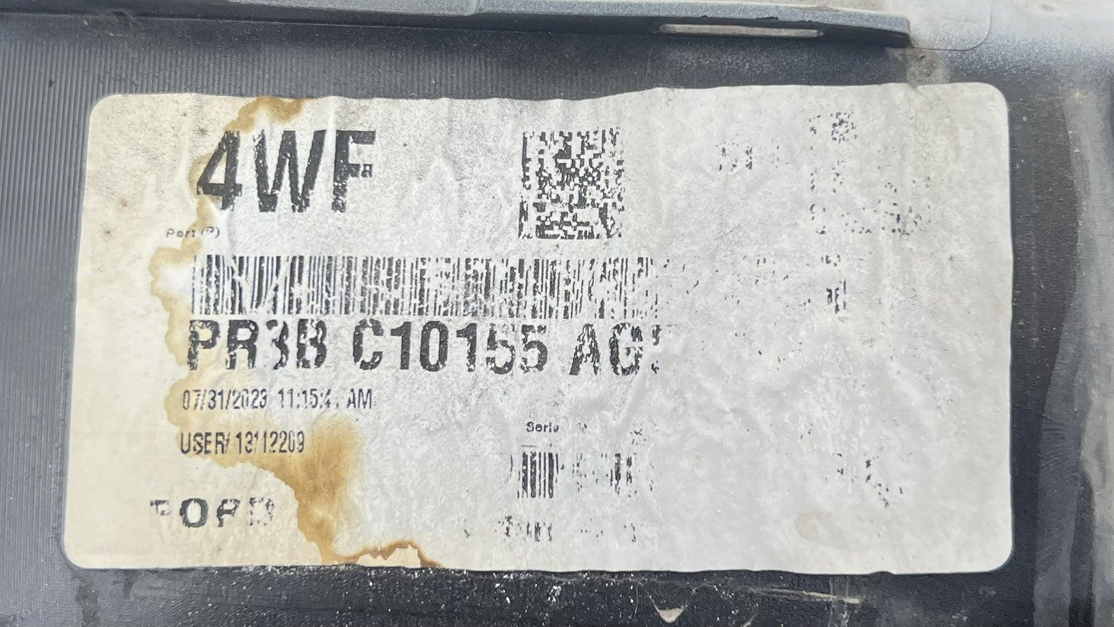 PR3B-C10155-AA / PR3B C10155 AA / PR3BC10155AA 24-25 FORD MUSTANG GT DARK HORSE LEFT SIDE SKIRT ROCKER PANEL COVER TRIM 