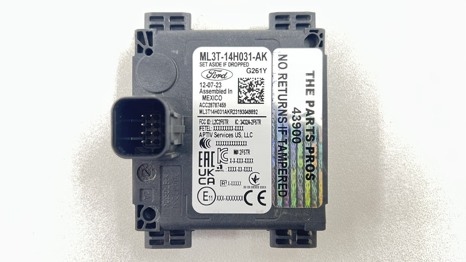 ML3T-14H031-AK / ML3T 14H031 AK / ML3T14H031AK 24-25 FORD MUSTANG GT DRIVER LEFT REAR BLIND SPOT RADAR MONITOR MODULE OE