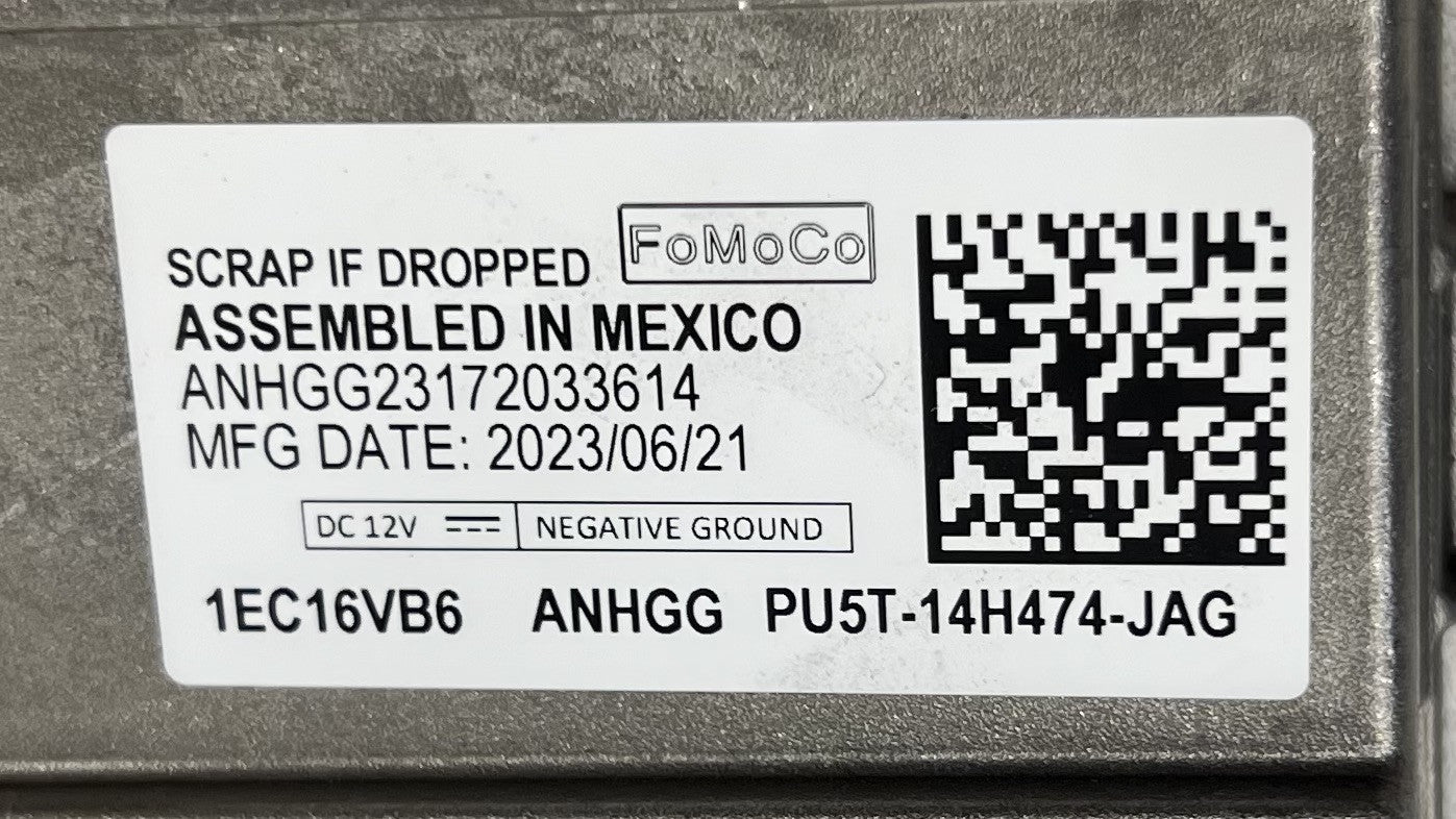 PU5T-14H474-JAG / PU5T 14H474 JAG / PU5T14H474JAG 24-25 Ford Mustang GT Gateway Control Module PU5T-14H474-JAG OEM