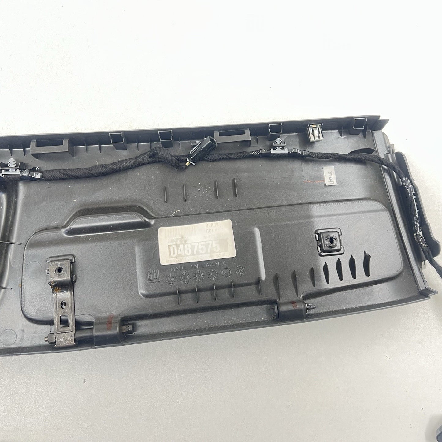 0487575 11-15 CHEVROLET CAMARO CONVERTIBLE OVERHEAD DOME LIGHT W/ SUN VISOR PAIR OEM