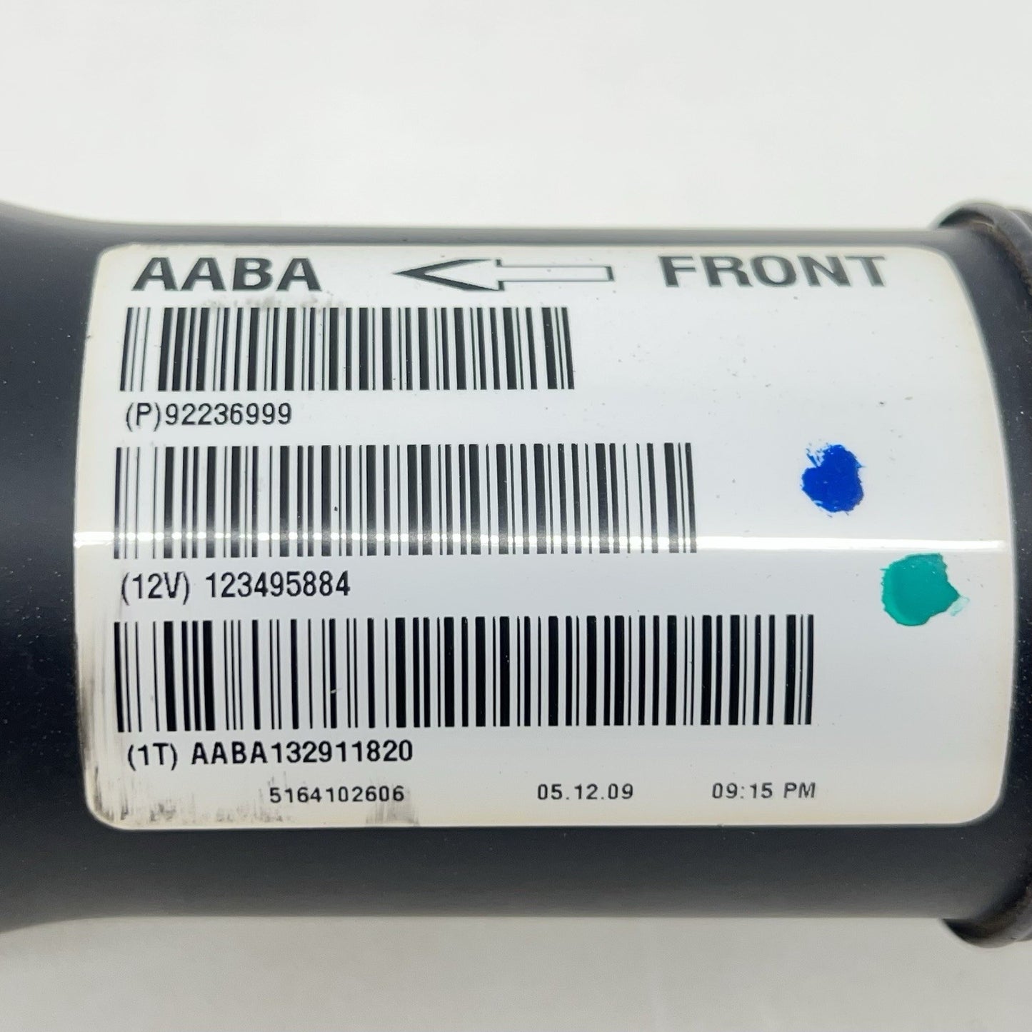 92236999 / 9223 6999 10-15 CHEVROLET CAMARO SS MANUAL DRIVESHAFT DRIVE SHAFT PROPELLER 92236999 OEM