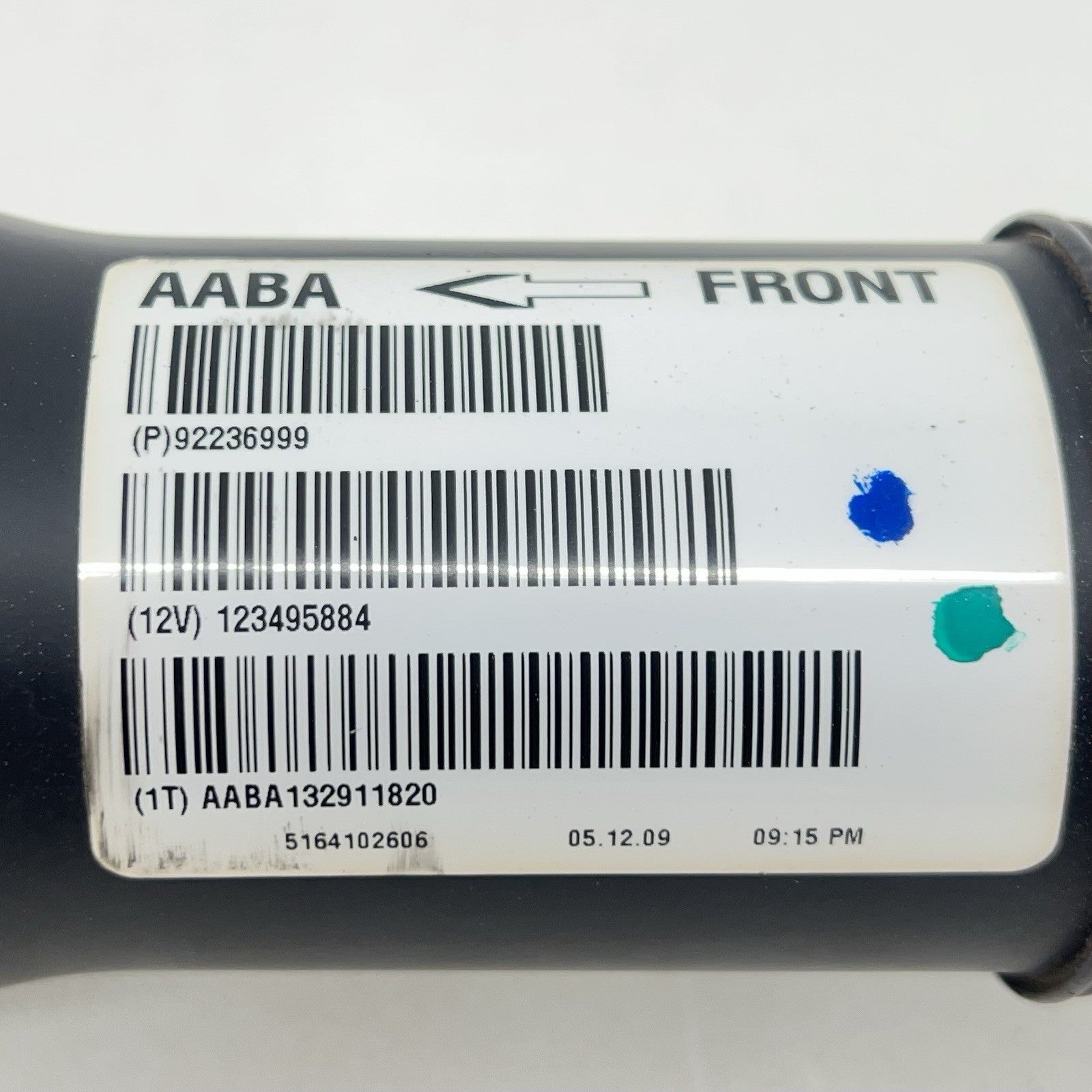 92236999 / 9223 6999 10-15 CHEVROLET CAMARO SS MANUAL DRIVESHAFT DRIVE SHAFT PROPELLER 92236999 OEM