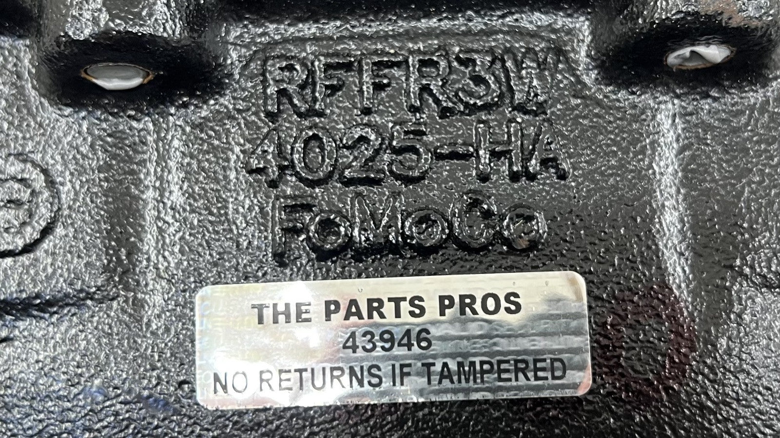 RFFR3W-4025-HA / RFFR3W 4025 HA / RFFR3W4025HA 24-25 FORD MUSTANG DARK HORSE REAR TORSEN DIFFERENTIAL DIFF 3.55 RATIO LS