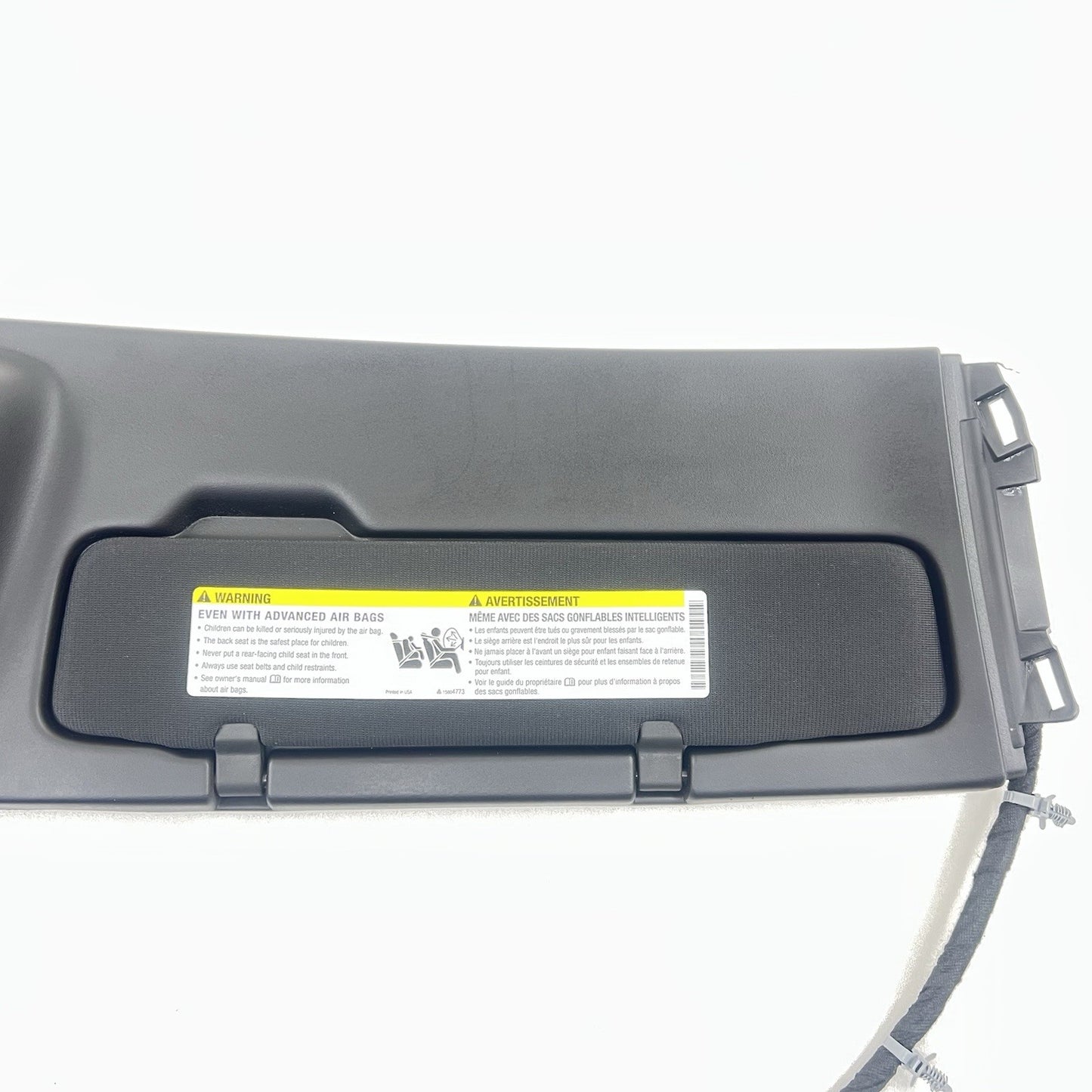 0487575 11-15 CHEVROLET CAMARO CONVERTIBLE OVERHEAD DOME LIGHT W/ SUN VISOR PAIR OEM