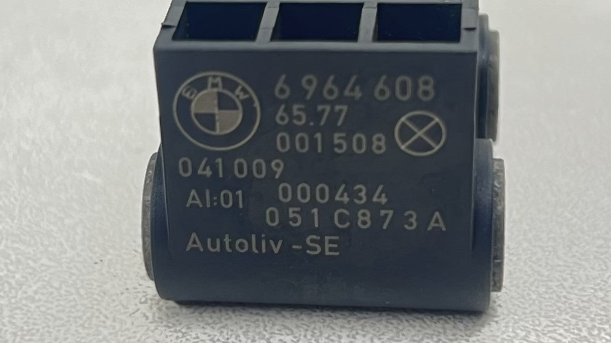 6 964 608 / 6964608 06-10 BMW M6 E63 E64 FRONT AIRBAG AIR BAG SRS CRASH IMPACT SENSOR 6964608 OEM