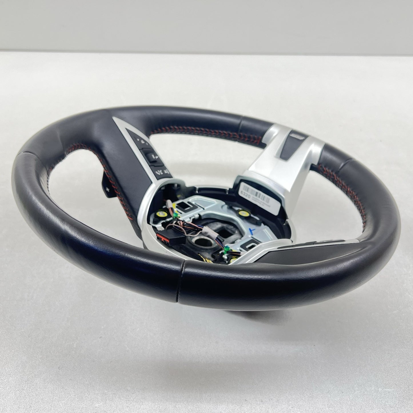 92245960 10-11 CHEVROLET CAMARO SS DRIVER STEERING WHEEL WITH PADDLE SHIFTERS LEATHER OEM