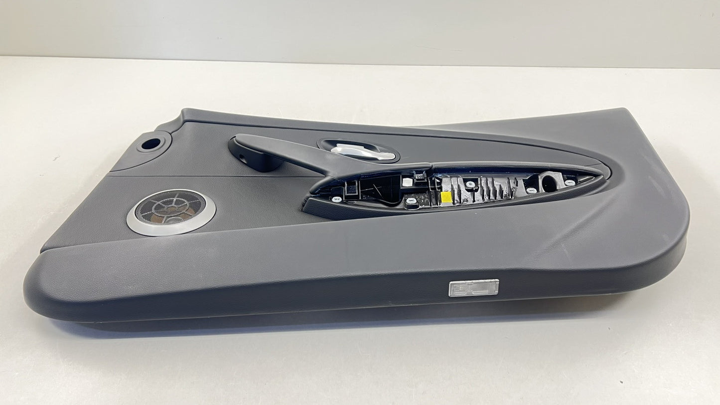 7458160 / 7 458 160 06-10 BMW M6 E63 E64 PASSENGER RIGHT DOOR PANEL TRIM LEATHER BLACK 7458160 OEM