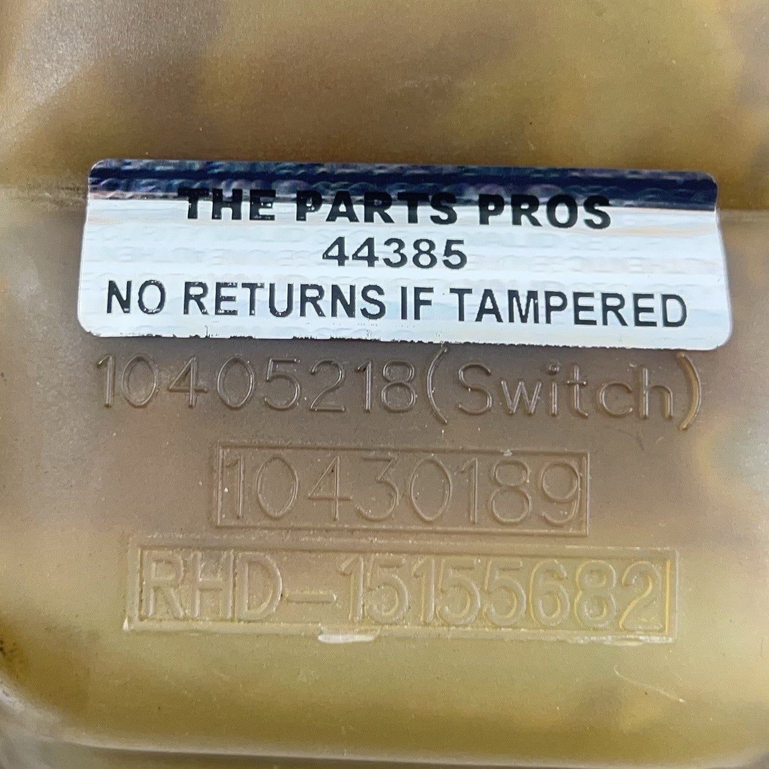 10430189 01-04 CHEVROLET CORVETTE C5 Z06 COOLANT OVERFLOW RESERVOIR BOTTLE 10430189 OEM