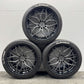 RFG19 ROHANA FORGED RFG19 TRINITY 3 PIECE WHEEL RIM WITH TIRE PARTIAL SET OF 3 *NOTE*