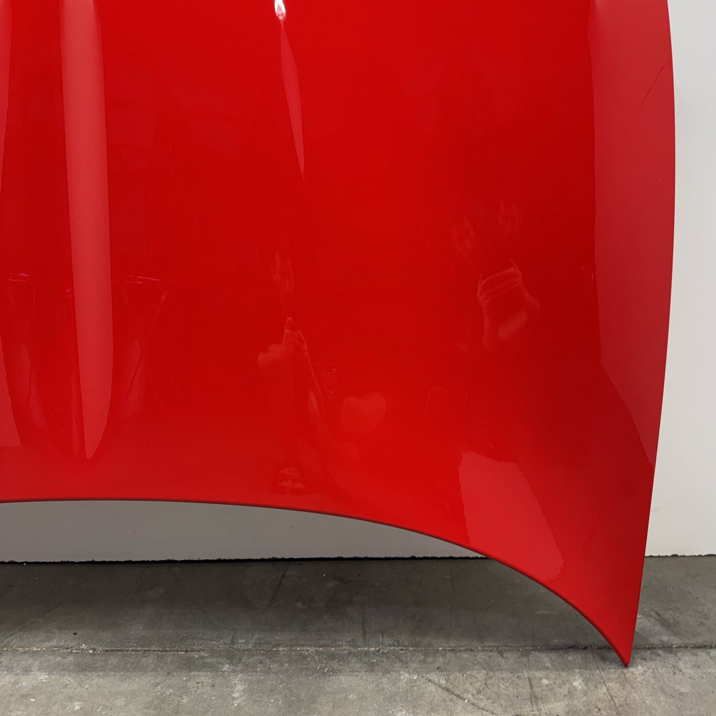 97-04 CHEVROLET CORVETTE C5 HOOD PANEL COMPLETE W/ HINGES TORCH RED OEM