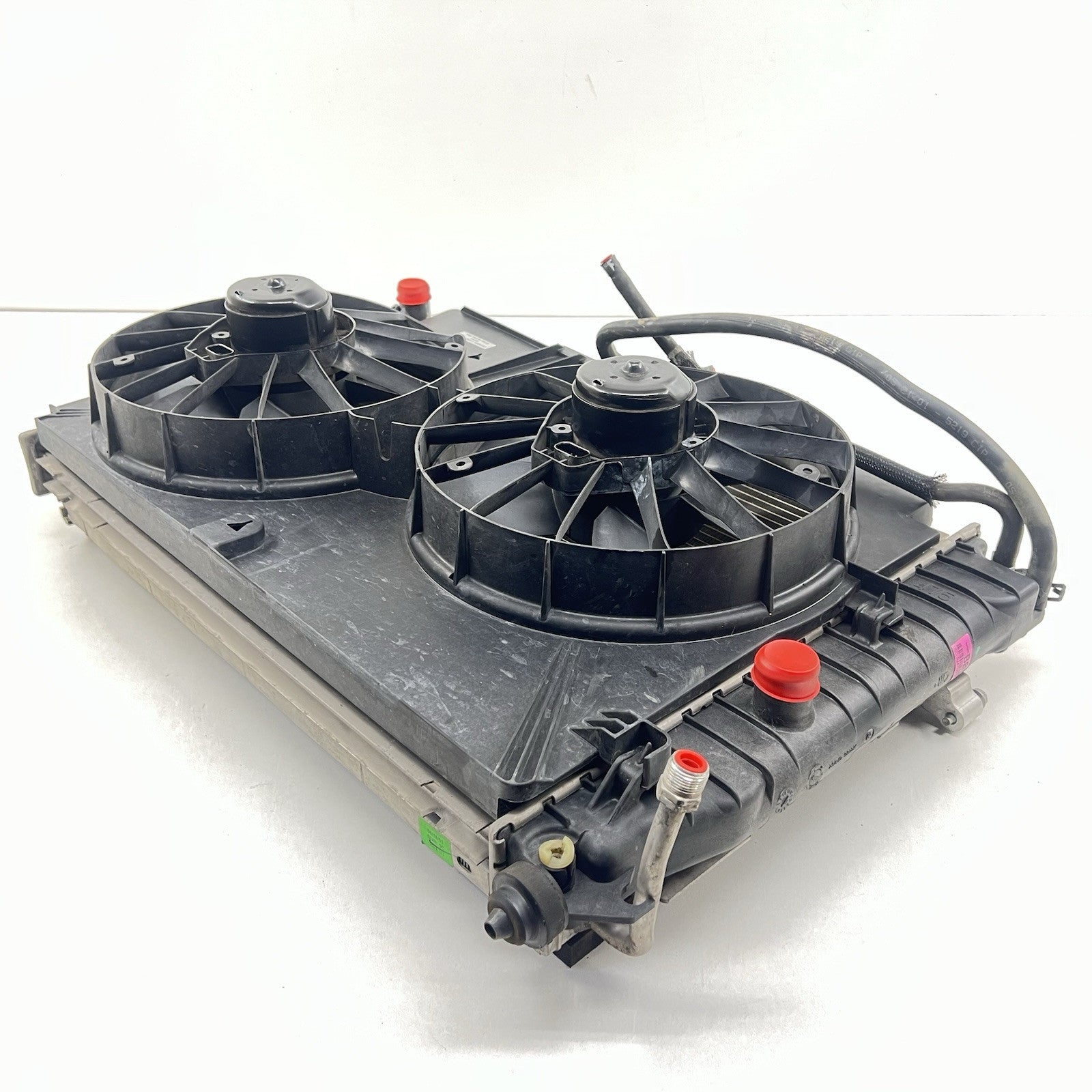 52470605 01-04 CHEVROLET CORVETTE C5 Z06 MANUAL RADIATOR CONDENSER FAN ASSEMBLY OEM