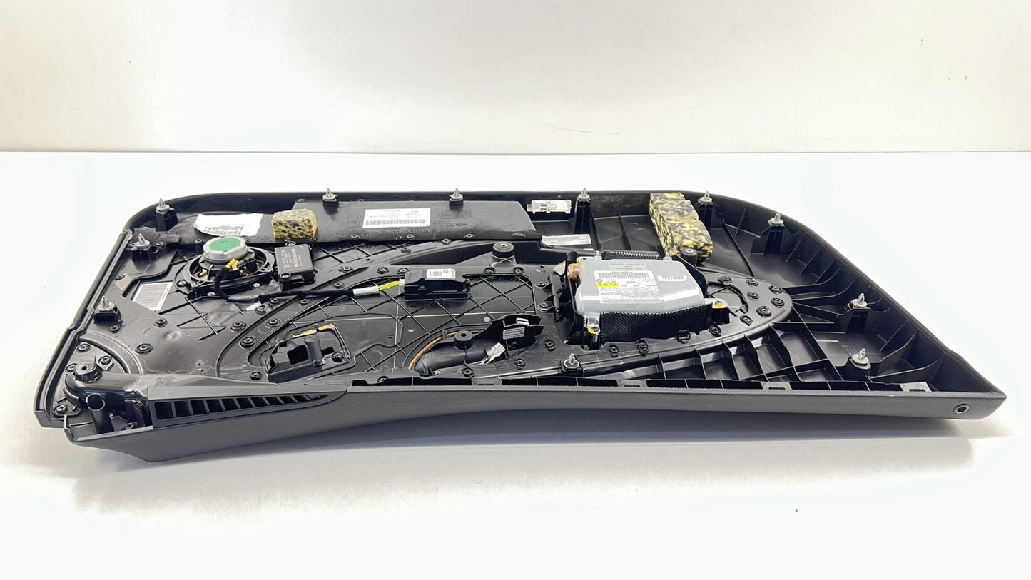 7458160 / 7 458 160 06-10 BMW M6 E63 E64 PASSENGER RIGHT DOOR PANEL TRIM LEATHER BLACK 7458160 OEM
