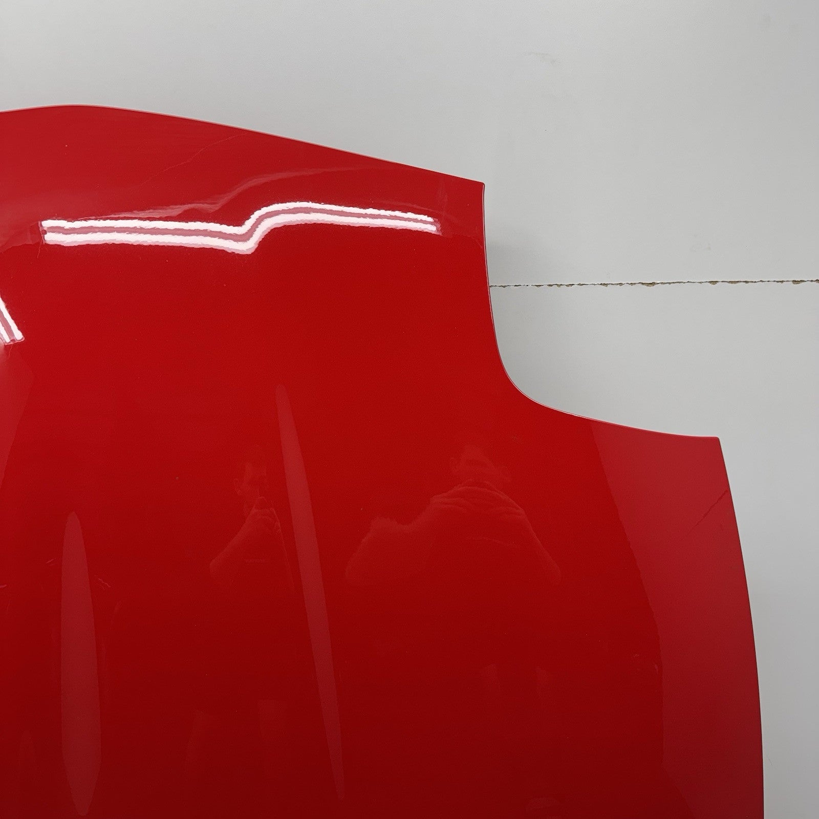 97-04 CHEVROLET CORVETTE C5 HOOD PANEL COMPLETE W/ HINGES TORCH RED OEM