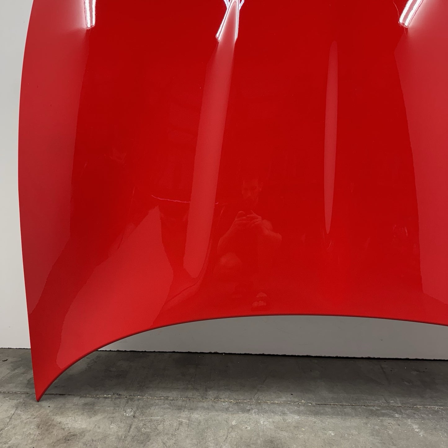 97-04 CHEVROLET CORVETTE C5 HOOD PANEL COMPLETE W/ HINGES TORCH RED OEM