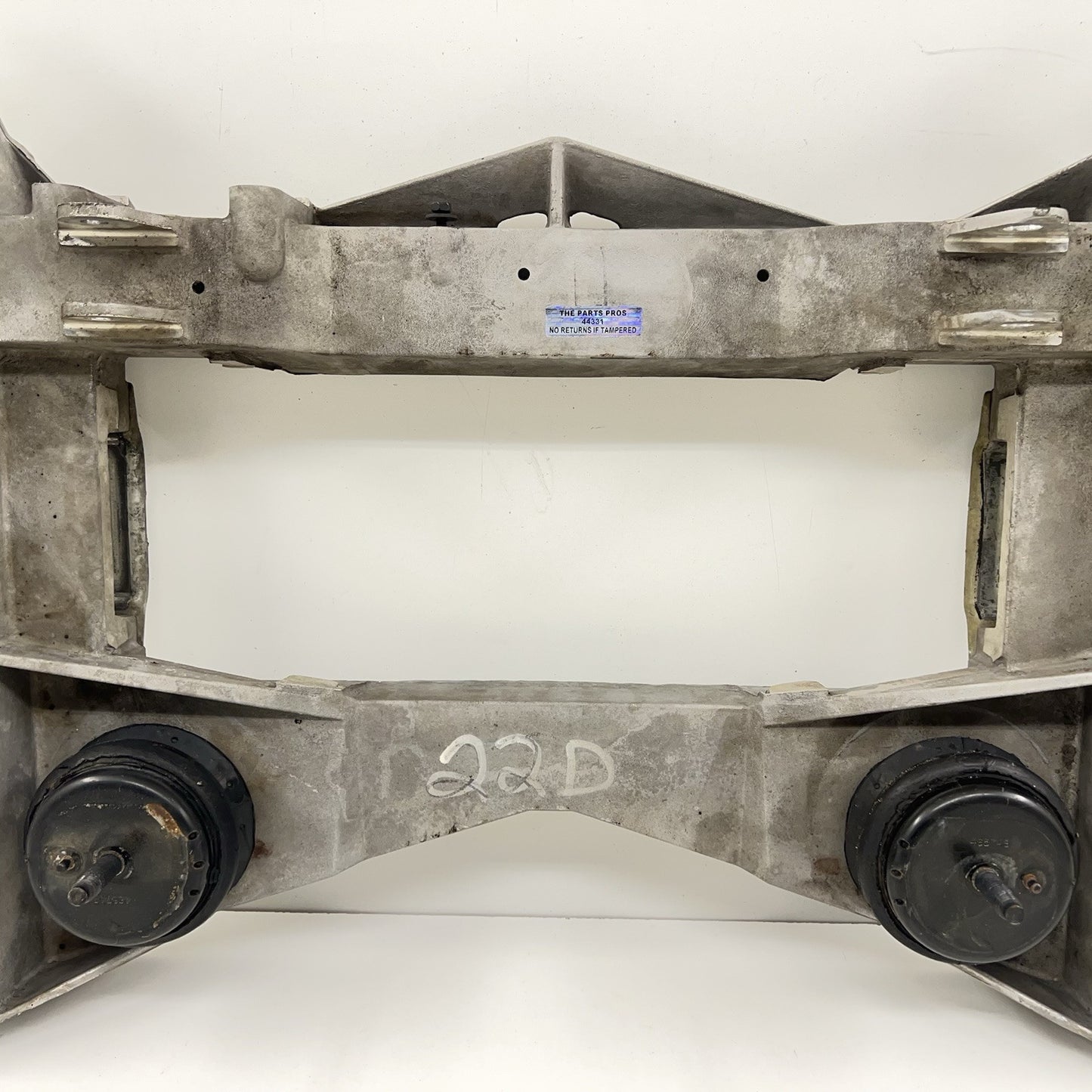 10312076 01-04 CHEVROLET CORVETTE C5 Z06 FRONT ENGINE CRADLE SUBFRAME W/ ENGINE MOUNT OEM