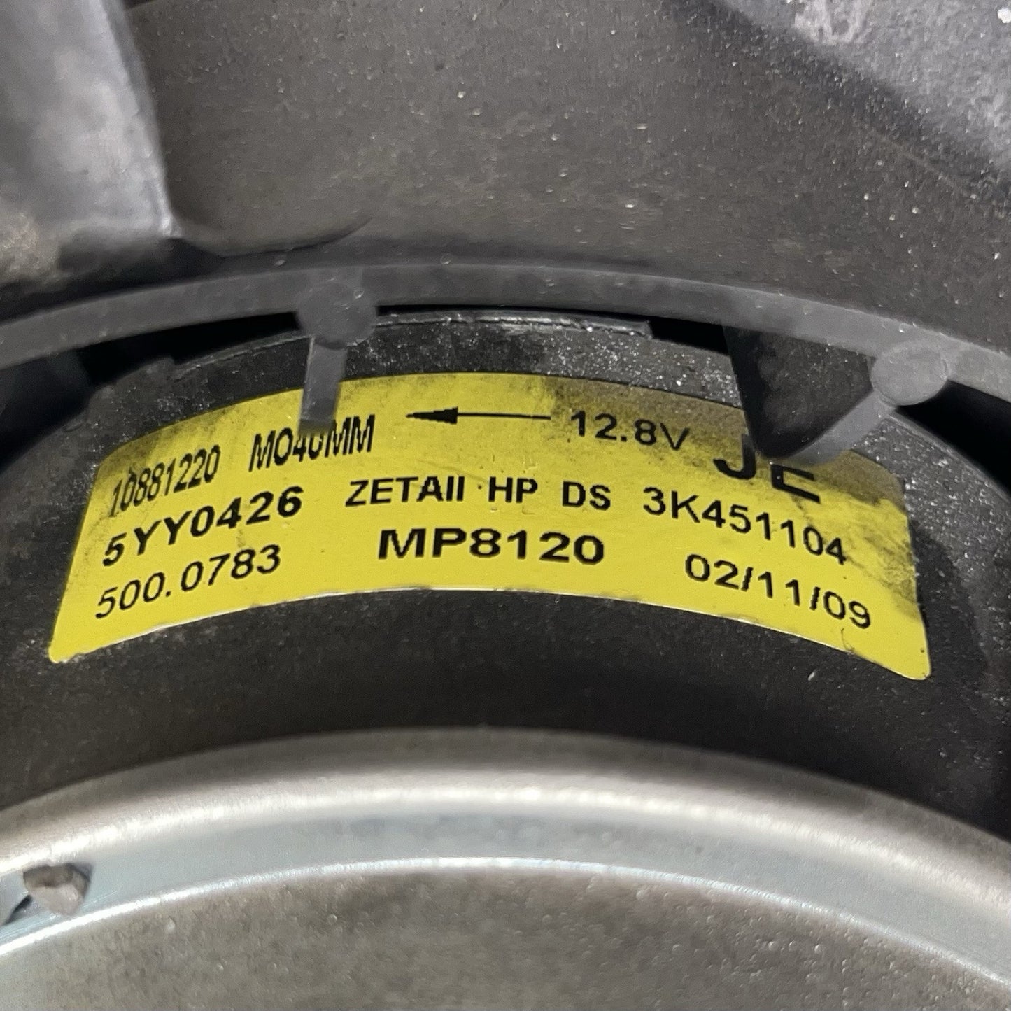 5YY0426 10-15 CHEVROLET CAMARO SS RADIATOR FAN COOLING MOTOR WITH FAN BLADE PAIR OEM