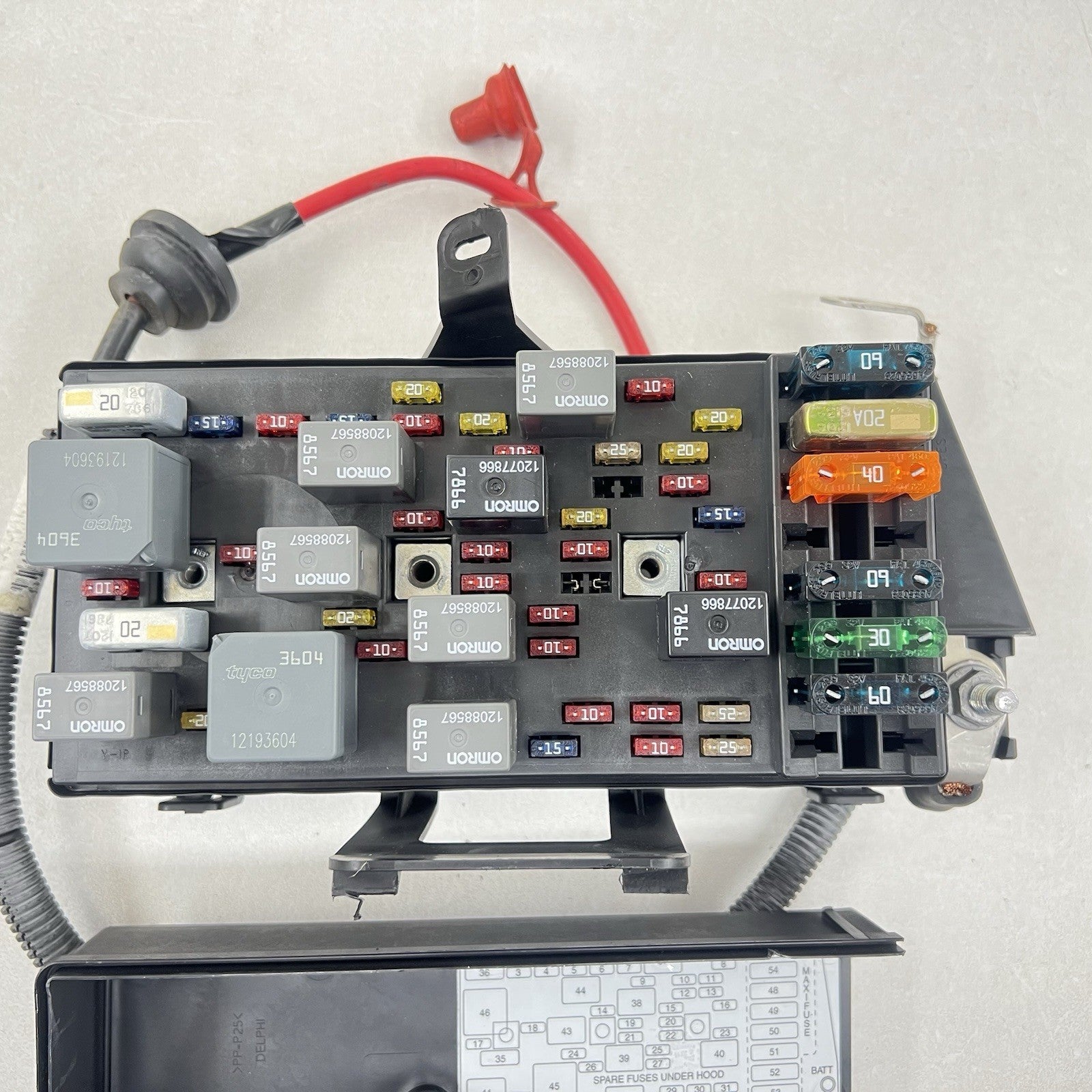 10443148 01-04 CHEVROLET CORVETTE C5 Z06 INTERIOR CABIN FUSE RELAY JUNCTION BOX OEM