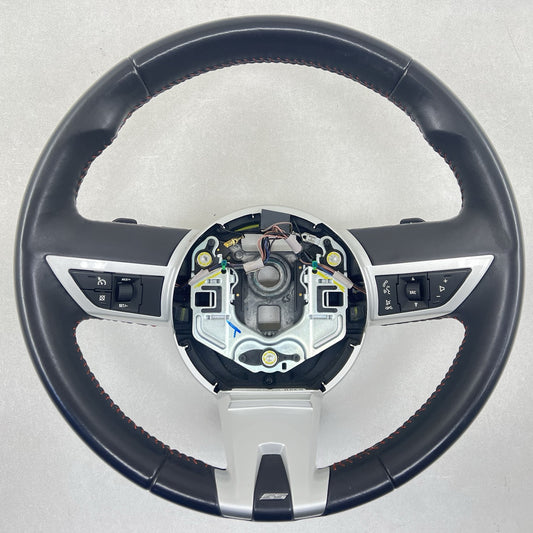 92245960 10-11 CHEVROLET CAMARO SS DRIVER STEERING WHEEL WITH PADDLE SHIFTERS LEATHER OEM
