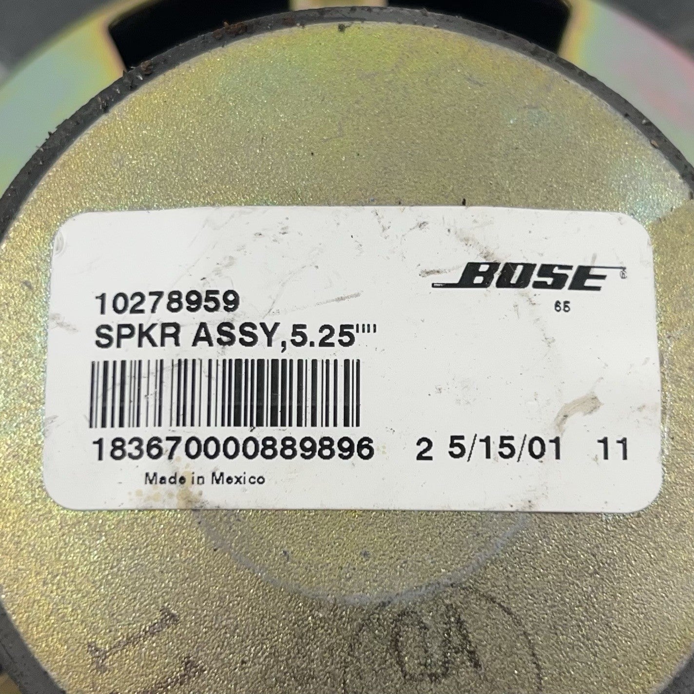 10278959 97-04 CHEVROLET CORVETTE C5 LEFT AND RIGHT DOOR SPEAKER PAIR W/ REAR SPEAKER OEM