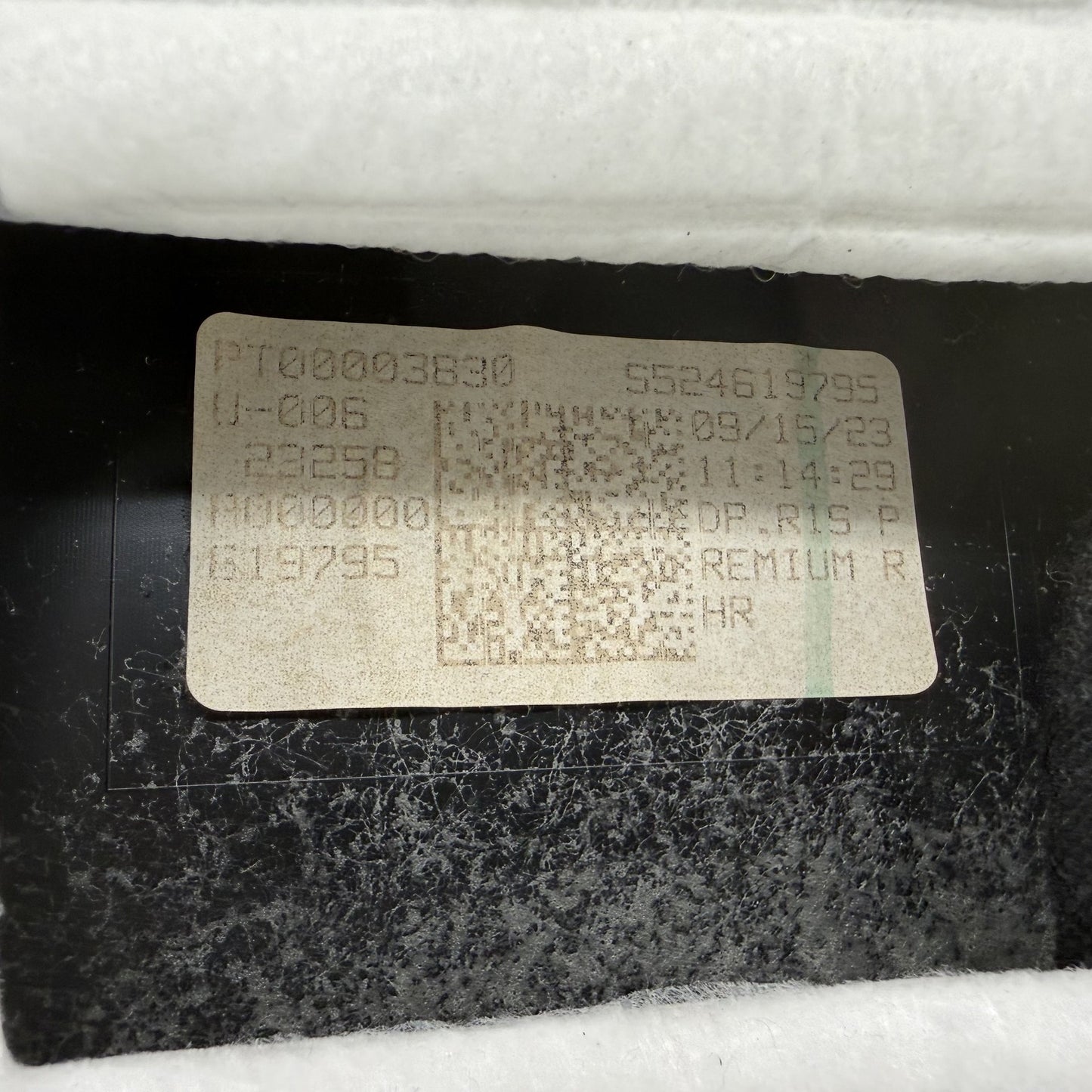 2022-2024 Rivian R1S Right Rear Interior Door Trim Panel Ocean Coast OEM