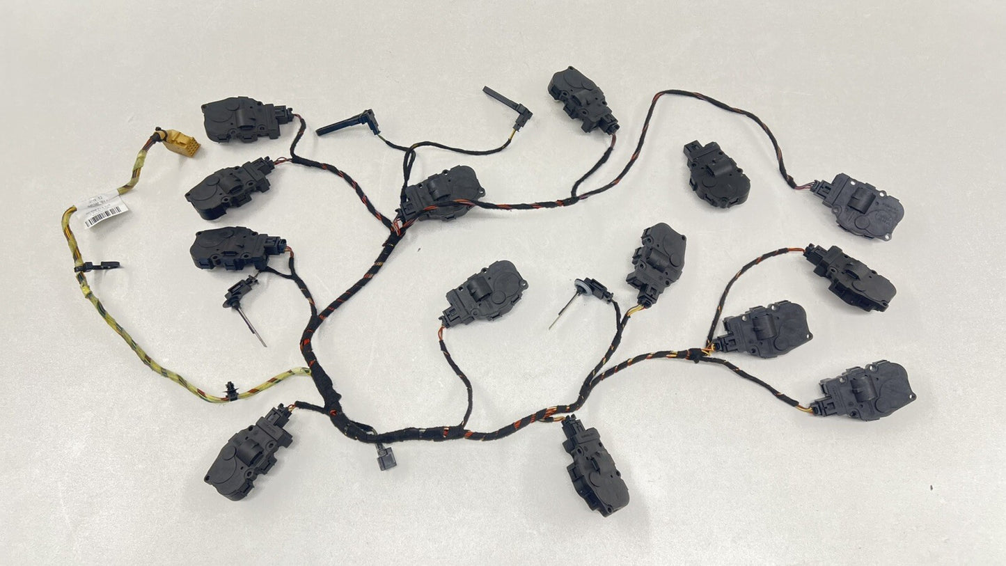 10-16 PORSCHE PANAMERA HVAC BOX HEATER AC FLAP MOTOR AIR MIX ACTUATOR SET OEM