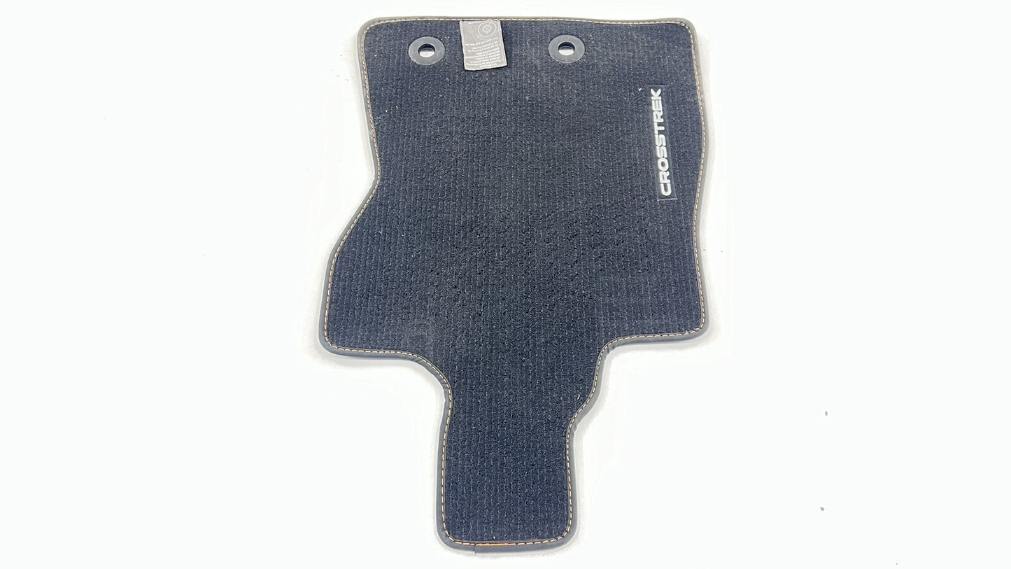 24-25 SUBARU CROSSTREK LIMITED CARPET FLOOR MAT SET WITH ORANGE STITCHING OEM