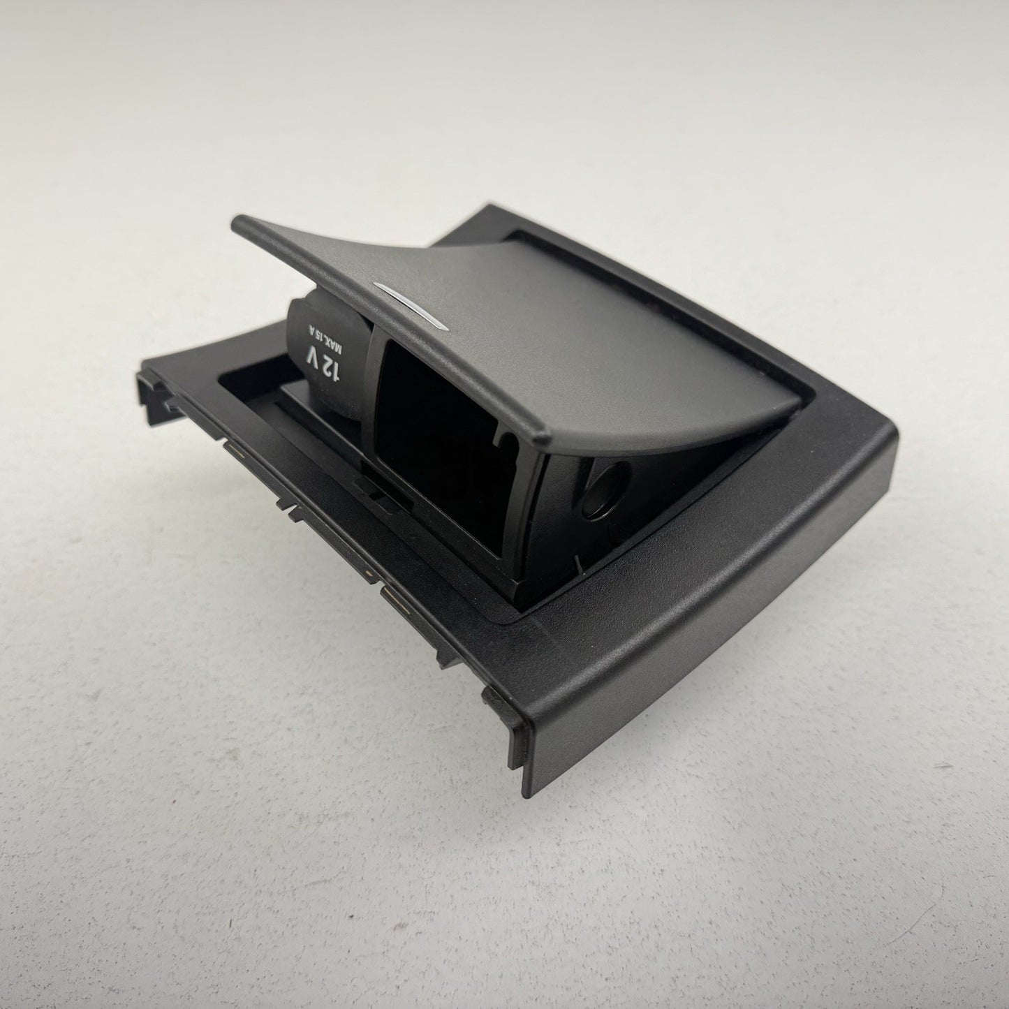 10-16 Mercedes W212 E350 Rear Center Console Ash Tray Compartment Black OEM