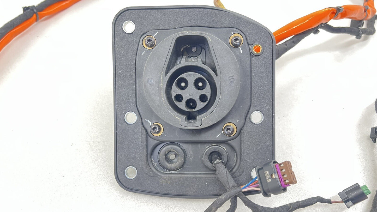 12-16 PORSCHE PANAMERA E-HYBRID BATTERY POWER CHARGING PORT WITH CABLE OEM