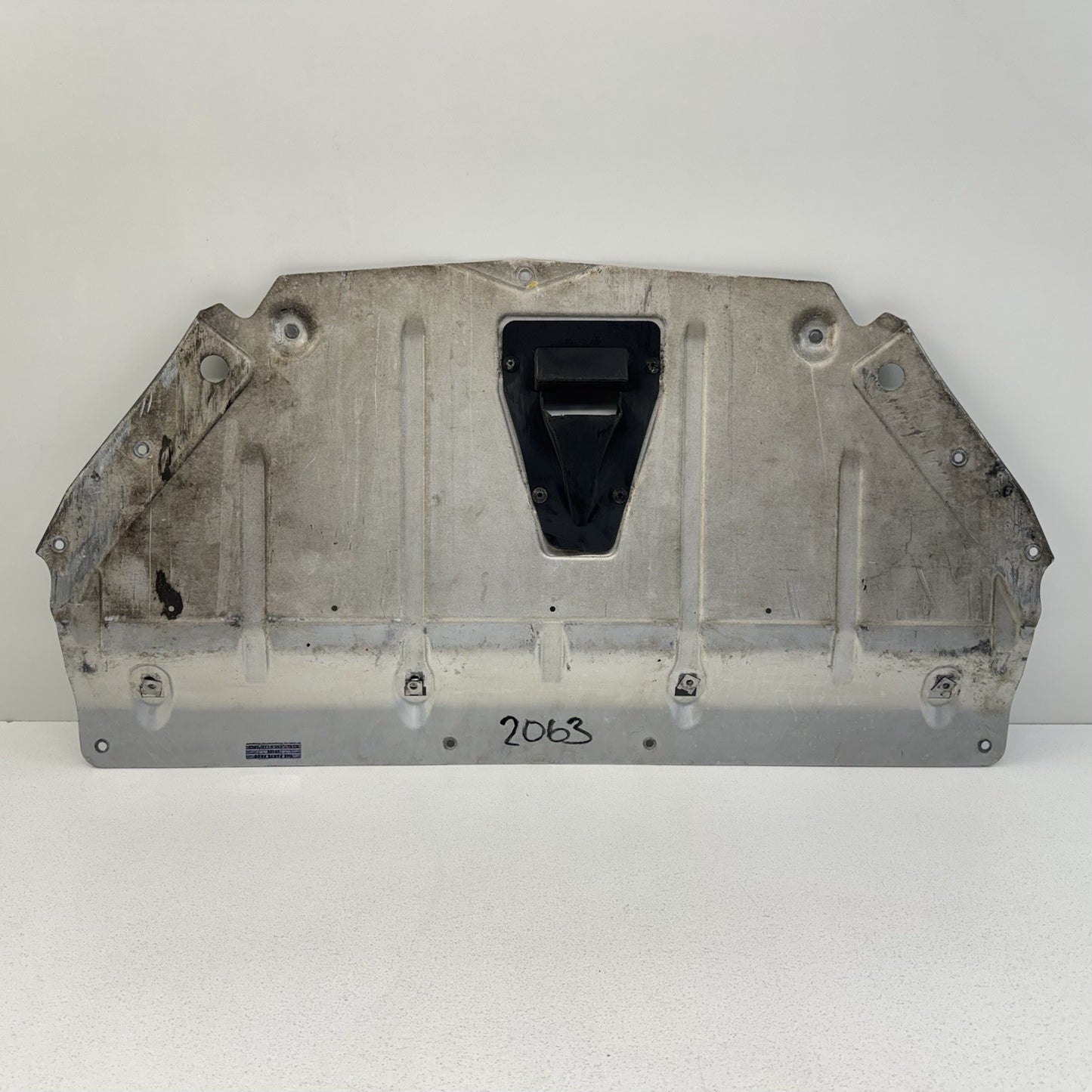 08-15 Audi TT Rear Underbody Belly Pan Sound Dampening 8J7825238 OEM
