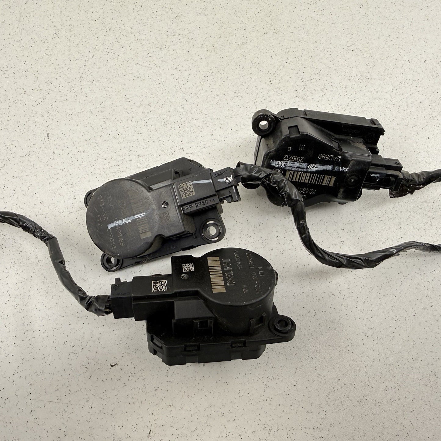 10-15 Chevrolet Camaro HVAC Box Heater AC Flap Motor Air Mix Actuator Set OEM