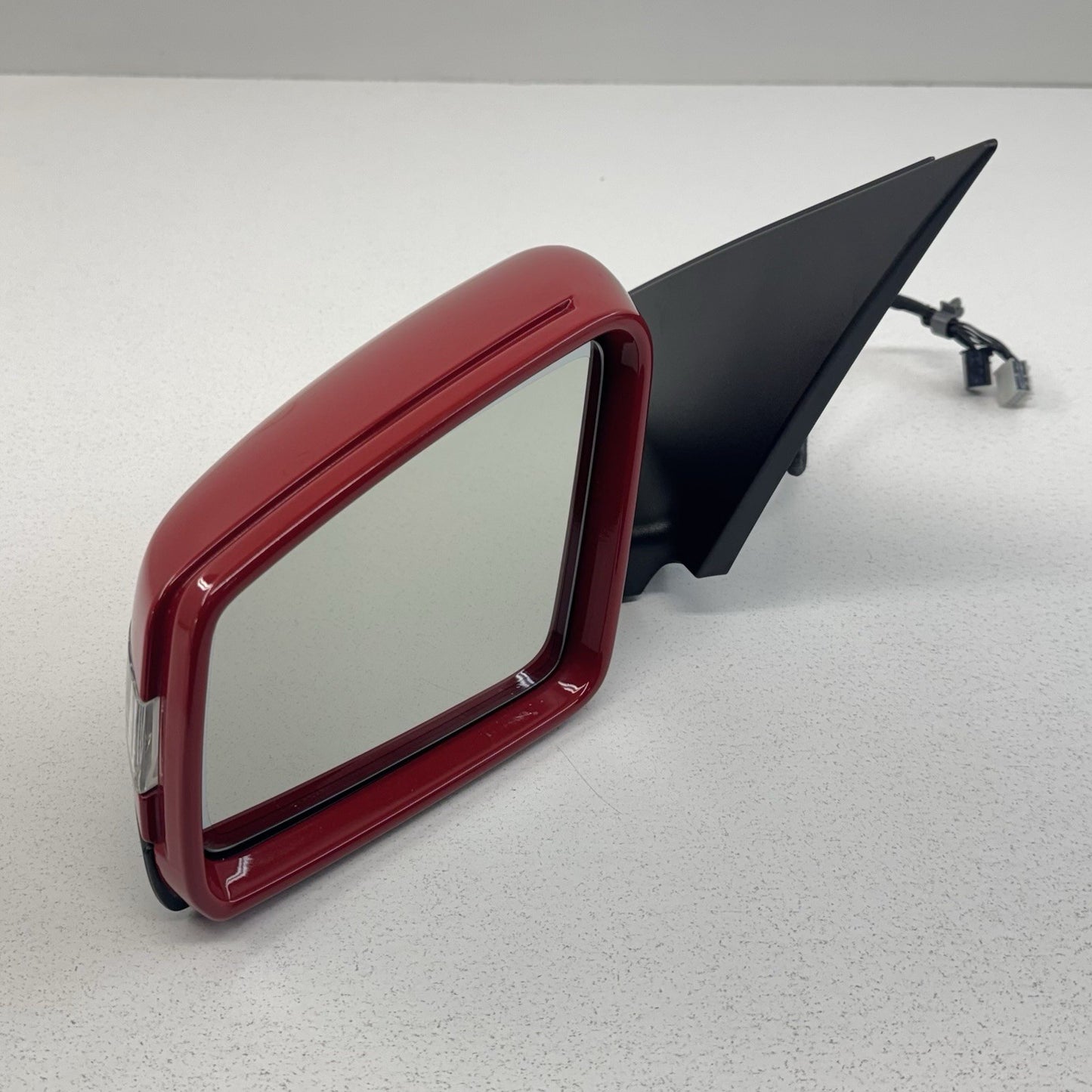 12-14 Mercedes W204 C250 Driver Left Door Mirror Side View Mars Red OEM