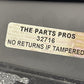 17-20 TESLA MODEL S PASSENGER RIGHT B PILLAR GLASS CAMERA TRIM 1092307-00-E OEM