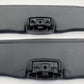 15-17 MCLAREN 650S SUNVISOR SUN VISOR SHADE PAIR LEATHER BLACK OEM