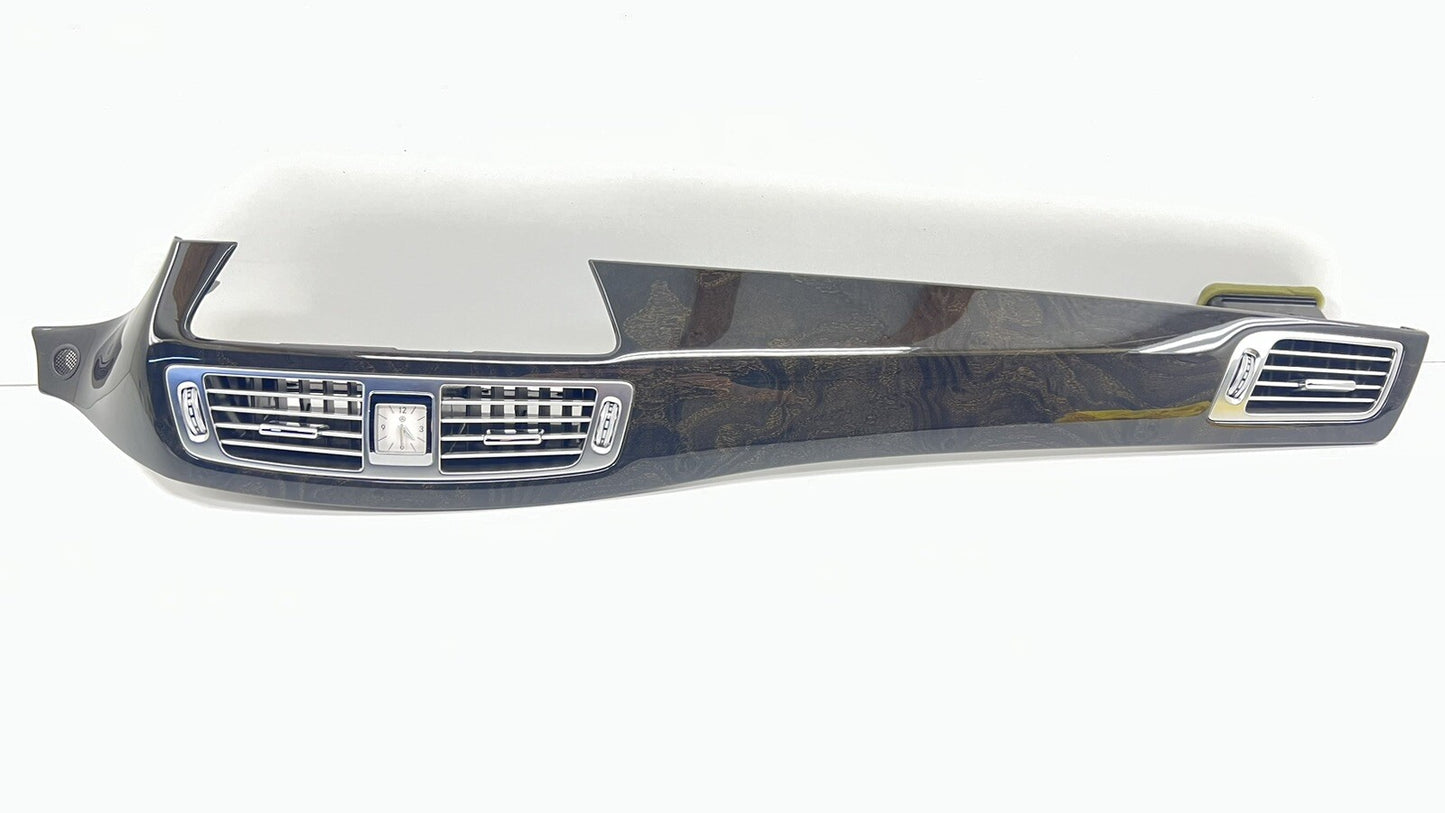 12-18 MERCEDES BENZ FRONT DASH BOARD DASHBOARD TRIM PANEL W/ AIR VENTS PAIR OEM