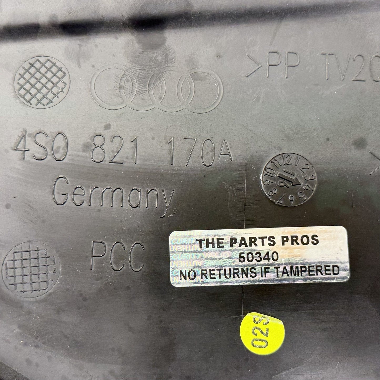 17-23 Audi R8 Front Under Hood Compartment Trunk Frunk Tub Plastic Trim Set OEM
