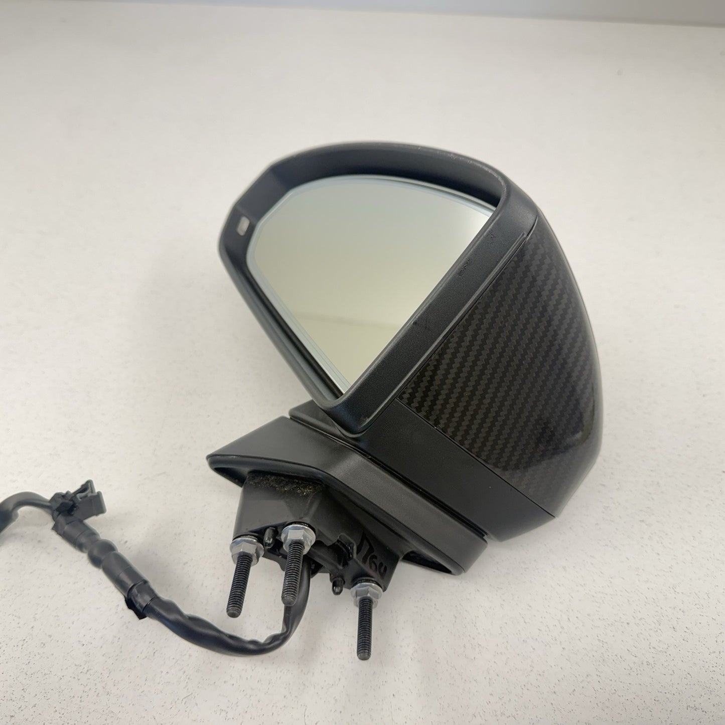 17-23 Audi R8 Carbon Fiber Door Mirror Pair Left & Right Genuine OEM