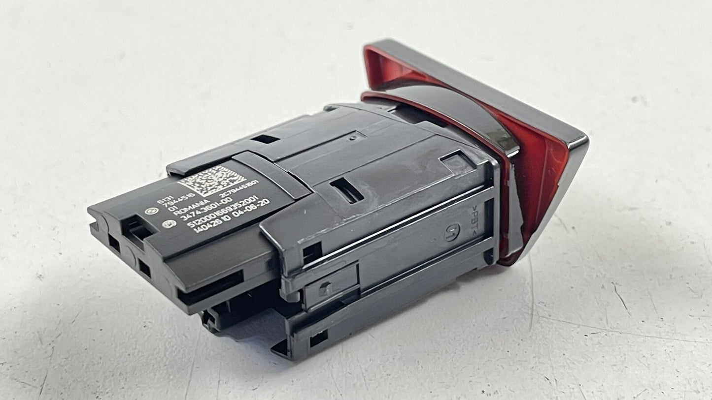 20-23 TOYOTA SUPRA EMERGENCY HAZARD LIGHT CONTROL SWITCH BUTTON 7944516 OEM