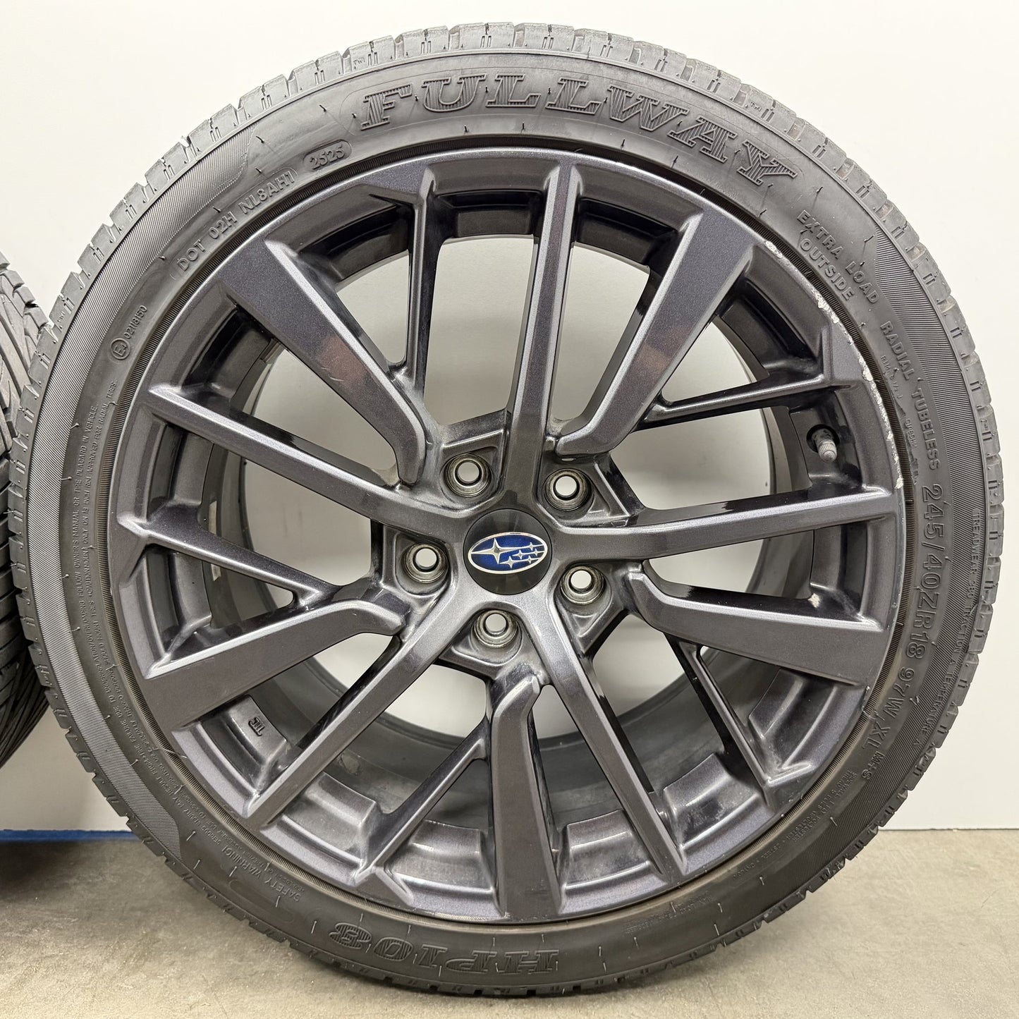 2022-2026 Subaru WRX Limited 18" Wheels Set Rims & Tires 28111VC040 Factory OEM