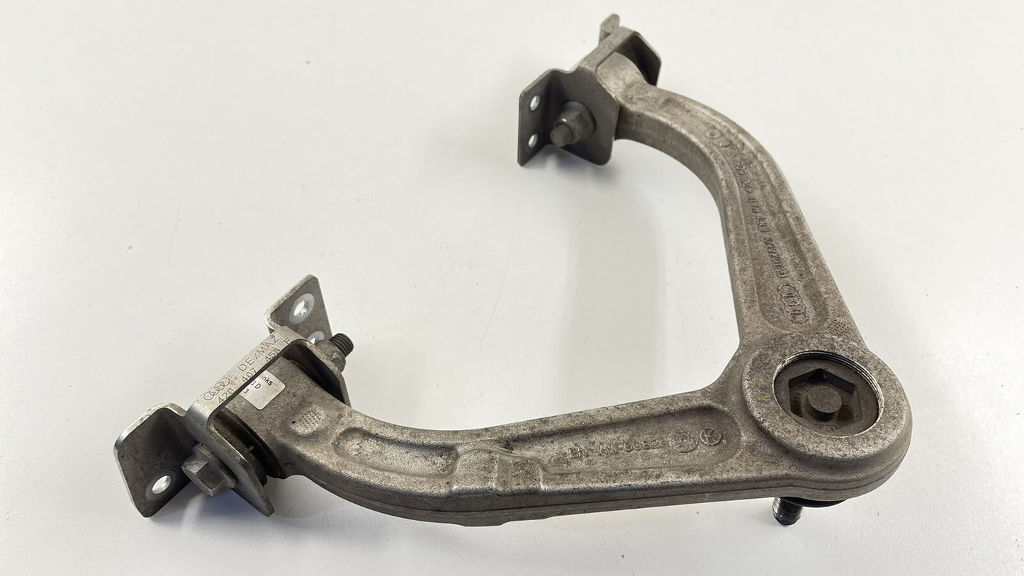 08-15 AUDI R8 SPYDER DRIVER LEFT REAR UPPER CONTROL ARM 420 505 323 D OEM