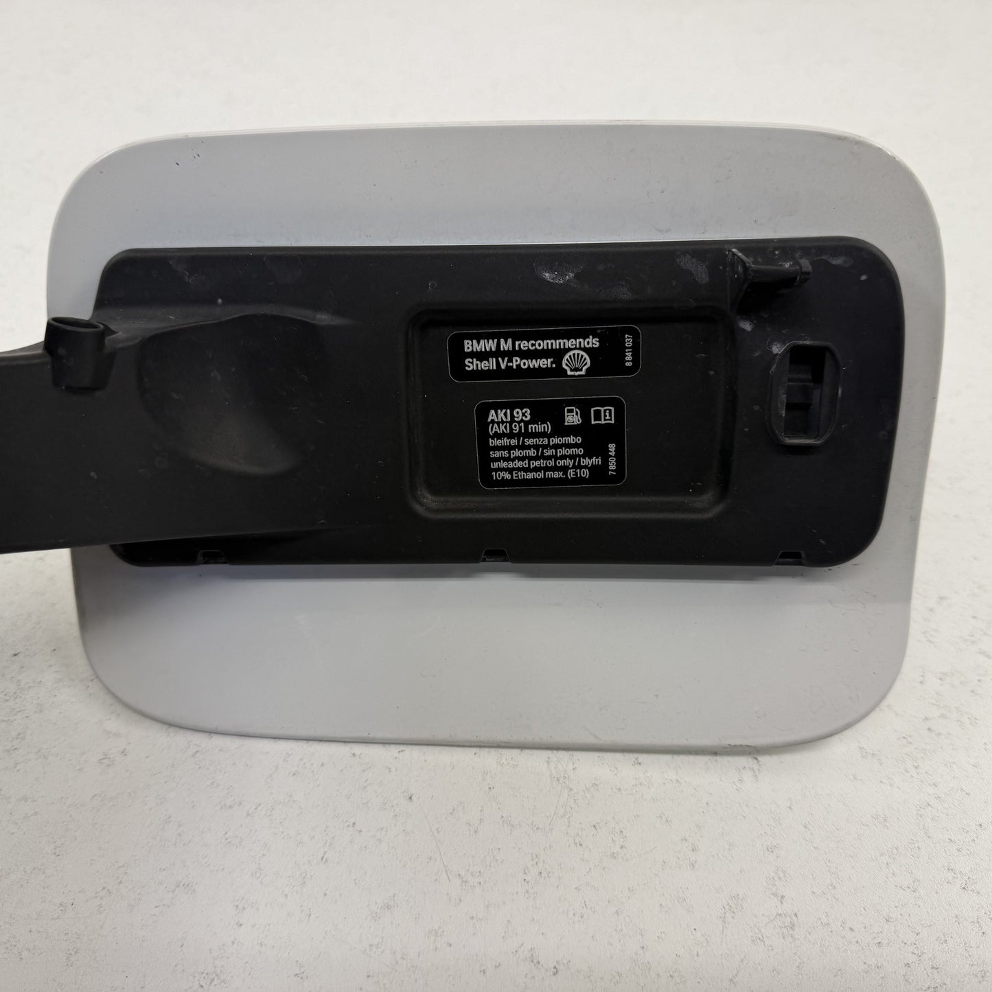 2021-2026 BMW M4 G82 Fuel Tank Gas Cap Door Lid Cover White 7478438 OEM