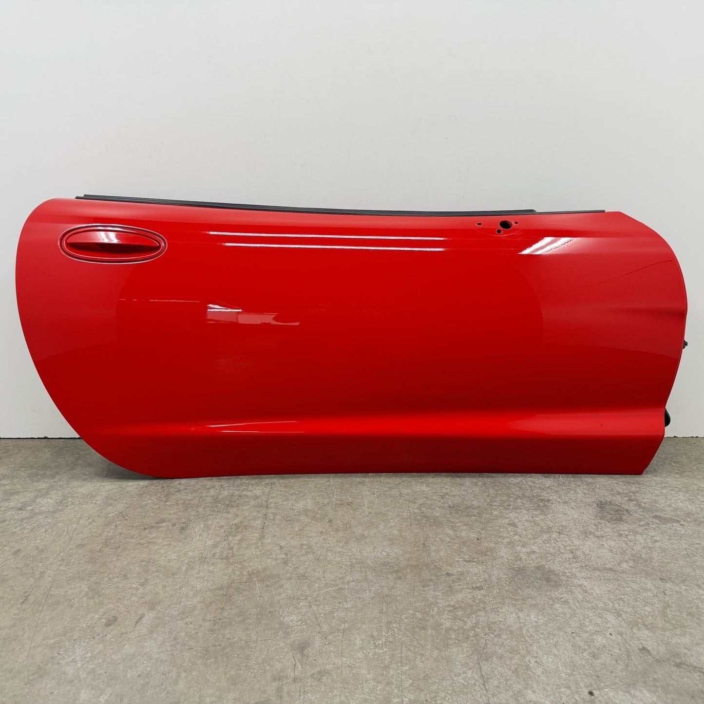 97-04 Chevrolet Corvette C5 Passenger Right Door Shell Complete W/ Glass Red OEM