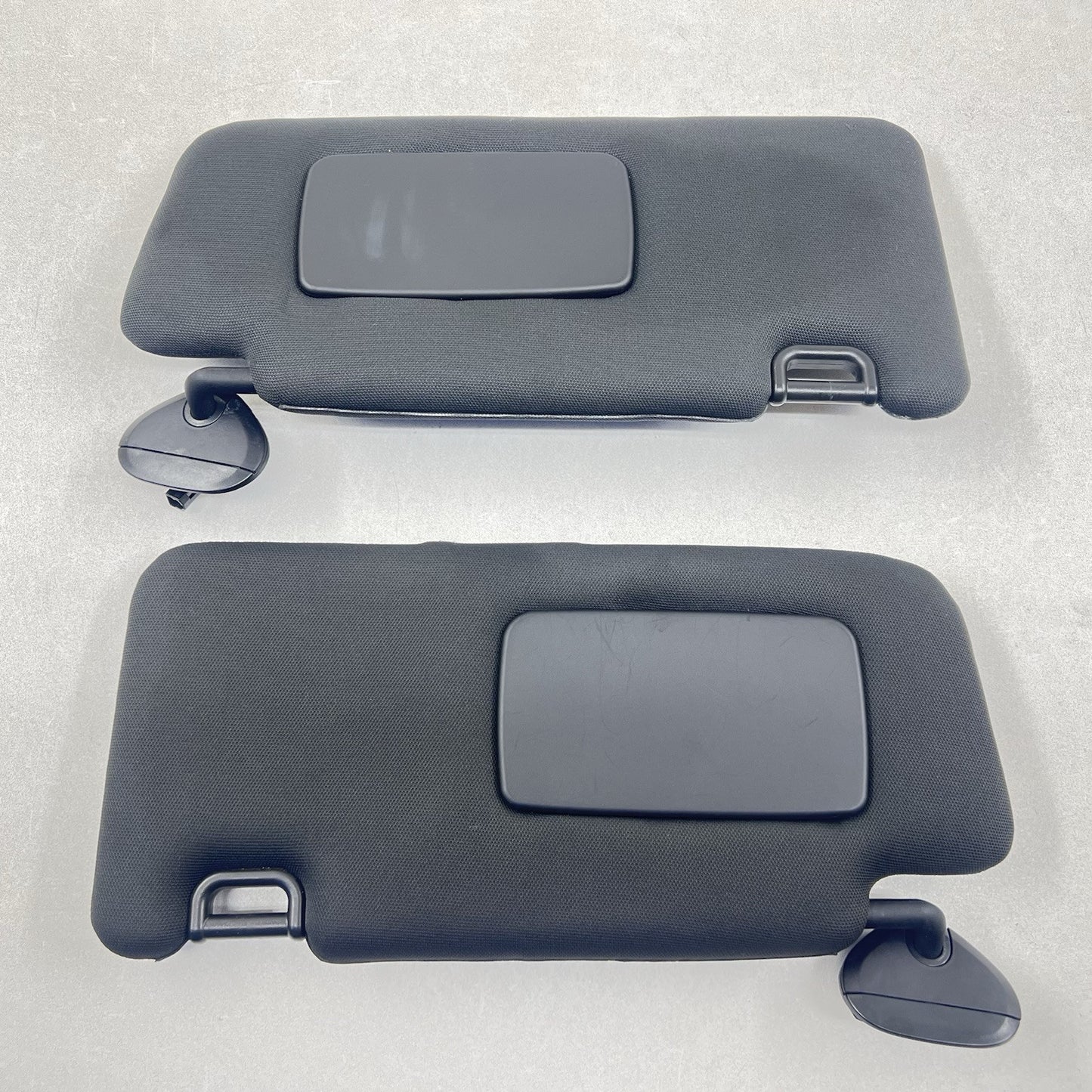15-21 SUBARU WRX STI LEFT AND RIGHT SUNVISOR SUN VISOR SHADE PAIR BLACK OEM