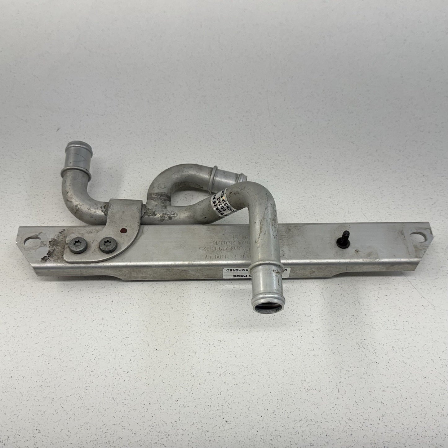 17-23 Audi R8 Coolant Pipe Line W/ Support Mount Bracket OEM