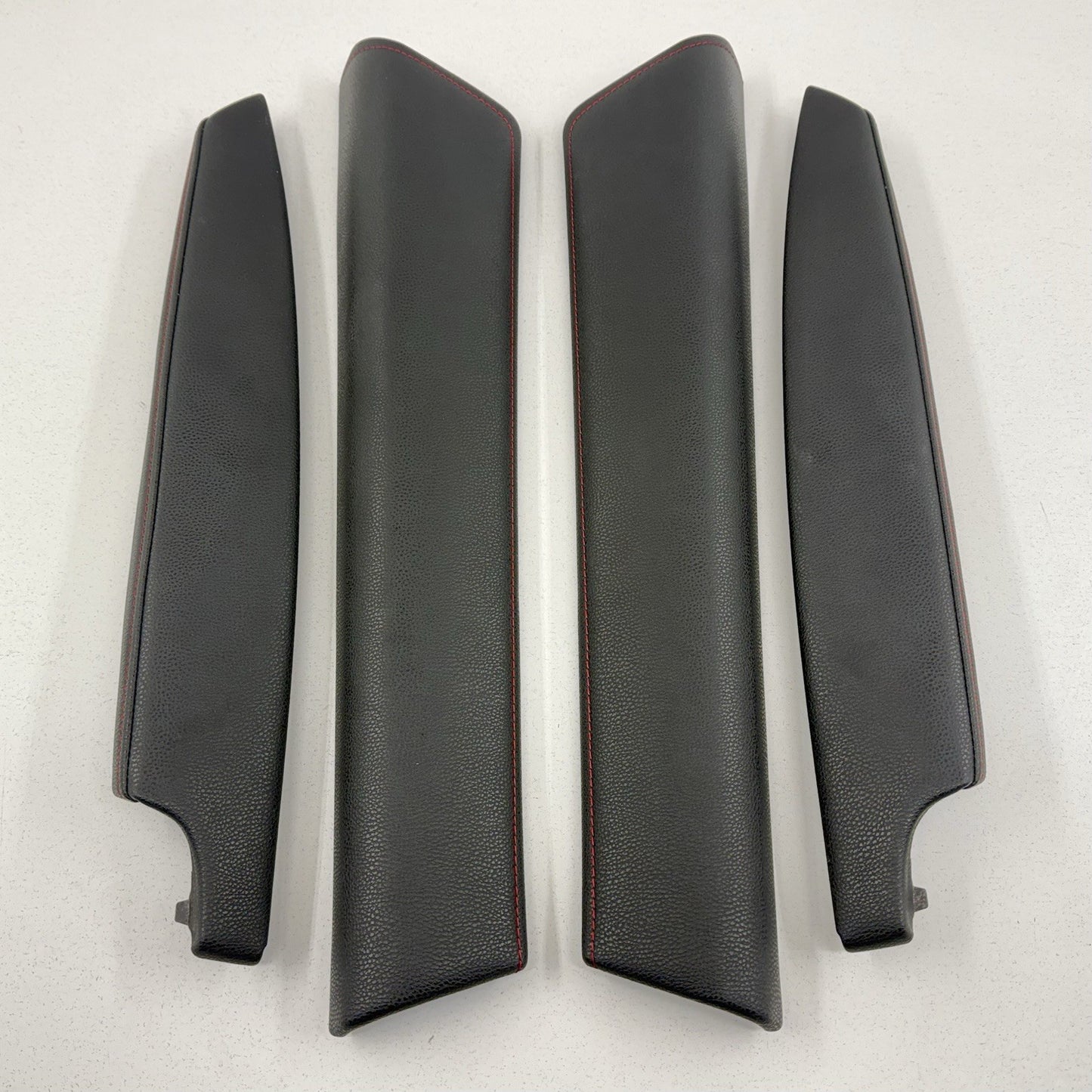 13-16 Subaru BRZ Interior Door Panel Upper & Lower Arm Rest Trim Set Leather OEM