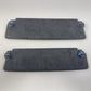 17-23 Audi R8 Sunvisor Sun Visor Shade Pair Left & Right Suede Black OEM