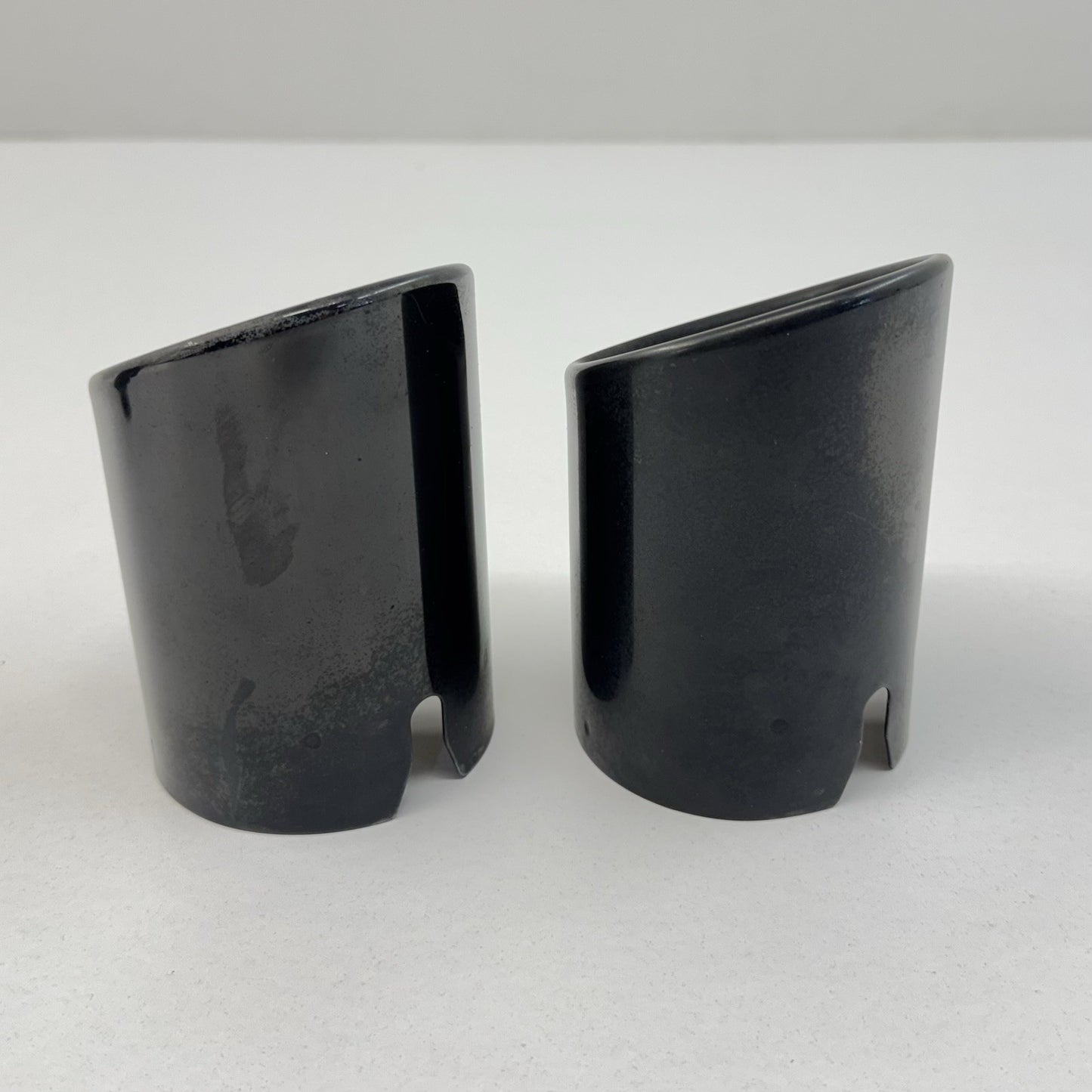 19-21 BMW M2 F87 Competition Rear Muffler Exhaust Tip Set Black 7853892 OEM